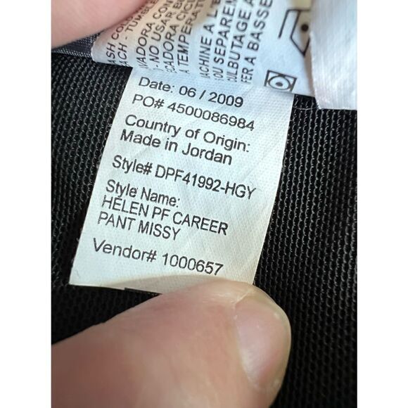 Gloria Vanderbilt size 8 Helen PF Career pants - Picture 6 of 10